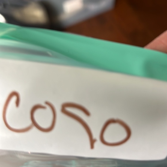 Libra Teal Gold Metallic  ¾ Sleeve Cowl Neck Top - Picture 10 of 10